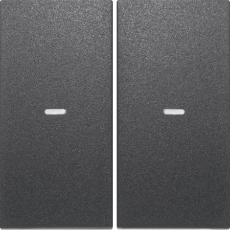 Berker 80960385 Abdeckung 2f. Tastsen.-Modul S/B anth