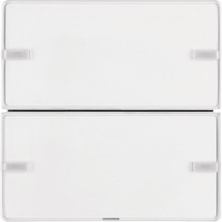 Berker 80142329 KNX Tastsensor 2-fach Komfort m. Beschriftungsfeld KNX Q.x polar