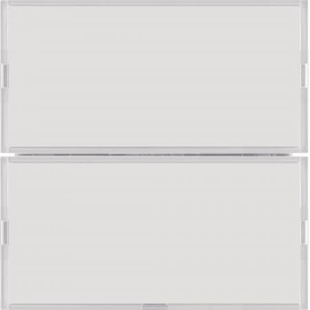 Berker 80162780 KNX Tastsensor 2fach Komfort mit Beschriftungsfeld KNX S.1/B.x w