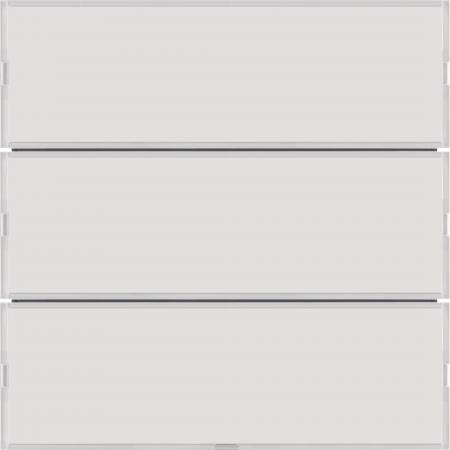 Berker 80163780 Tastsensor 3fach Komfort mit Beschriftungsfeld KNX S.1/B.x weiß/