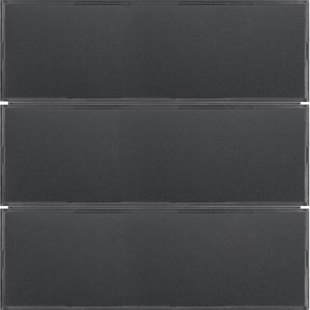 Berker 80163785 KNX Tastsensor 3-fach Komfort mit Beschriftungsfeld KNX S.1/B.x