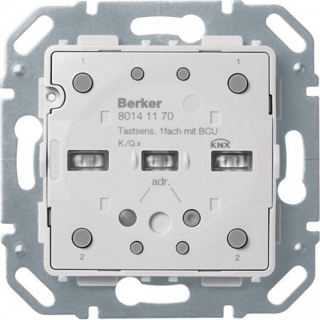Berker 80141170 KNX Tastsensor-Modul 1-fach mit integriertem Busankoppler Q.x/K.