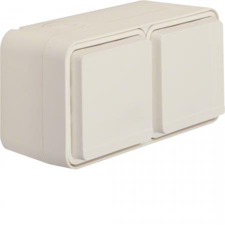 Hager Steckdose SK-S 2f waag e BS KD 2E W.1 pw