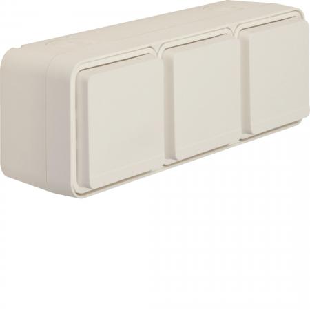 Hager Steckdose SK-S 3f waag e BS KD AP W.1 pw