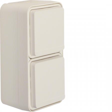 Hager Steckdose SCHUKO 2f senk eh BS KD W.1 pw
