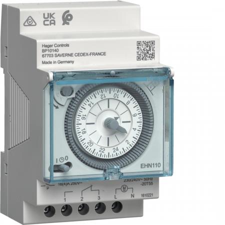Hager Tagesschaltuhr,1W/16A,3PLE,analog