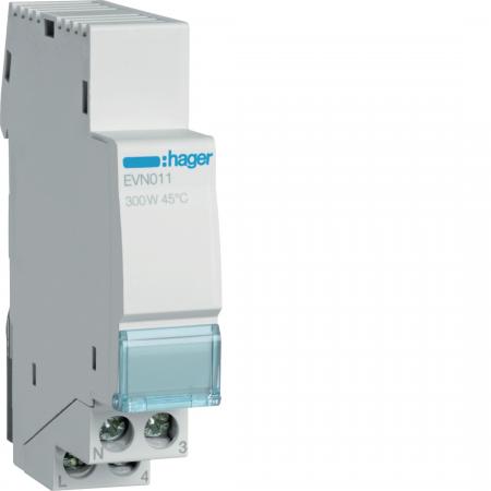 Hager Ferndimmer Universal 230V AC 300W LED/ESL, Dimmer für die Hutschiene