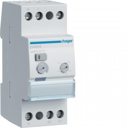 Hager Ferndimmer, Dimmer 500W Universal Komfort, LED/ESL