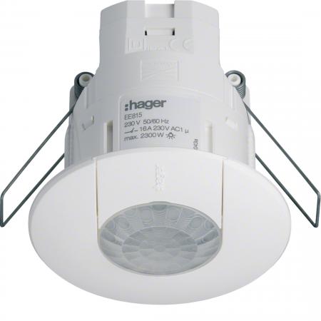 Hager Einbau Präsenzmelder, Bewegungssensor 360° On/Off