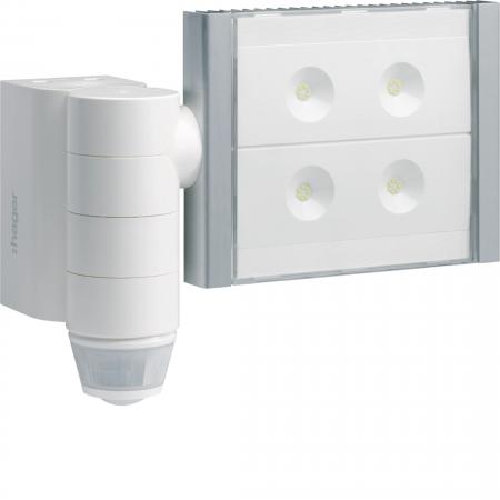 Hager Funk-Bwm IP55 m.LED-Strahler,q-link,weiß