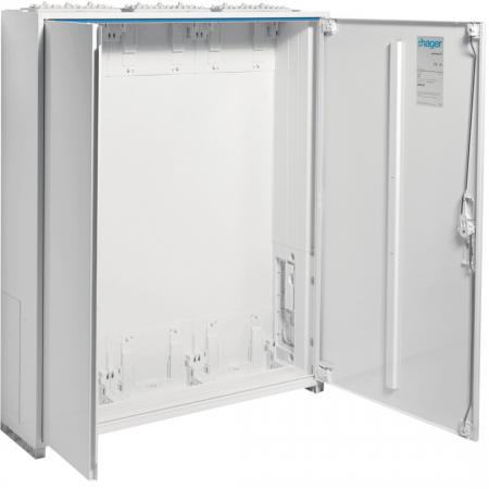 Hager Zählerschrank univers Z, 950x800x205mm, IP44 Schutzklasse II, 216 Platzein