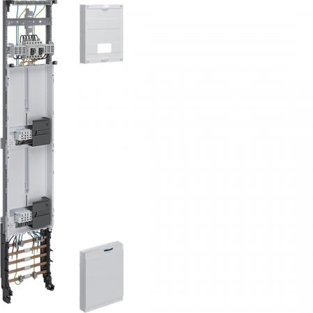 Hager Komplettfeld, univers Z, 1350 mm, 2 Zählerplätze, 1-feldig, Ausführung Hes