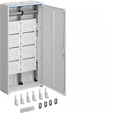 Hager Komplettschrank, Multimedia, univers Z, 1100x550x205 mm, IP44, SKII, 2--fe