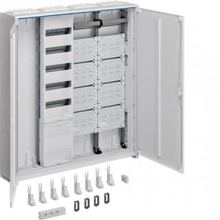 Hager Systemschr., Multimedia, univ.Z, 1100x1050x205 mm, SKII, IP44, VF-5rh/APZ,