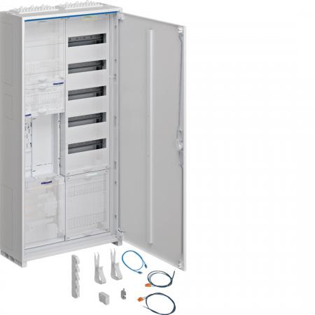 Hager Komplettschrank, univers Z, 1 ZP BKE-I, OKK, APZ, VT5, H=1100 mm, 2-feldig