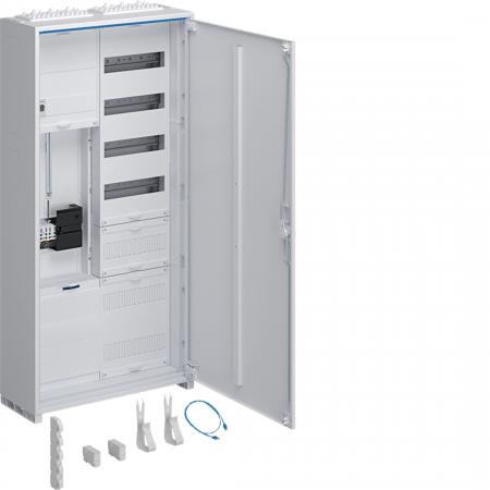 Hager Komplettschr., univ.Z 1100x550x205mm SKII IP44, 1ZP/VF-5rh/APZ, 2feld, Aus
