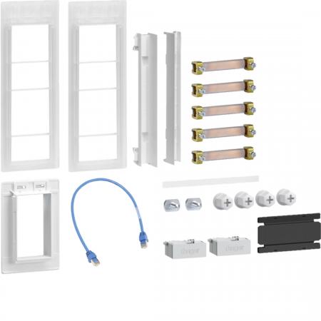 Hager Verbindungssatz, univers Z, eHZ, Schrank/Schrank, inkl. WAN-Verbindung