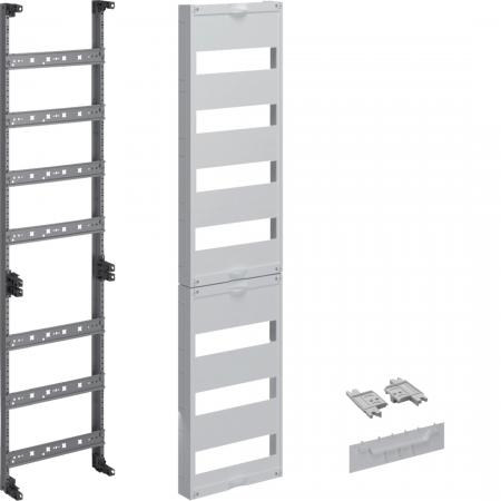 Hager Verteilerfeld, univers Z, 1050mm, 1-feldig, 7-reihig, ohne QC-Klemmen, mit