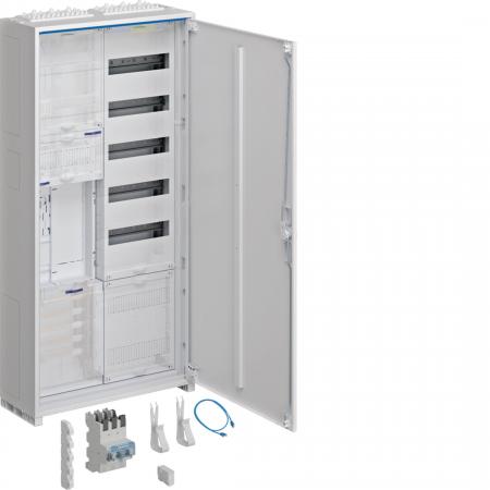Hager Komplettschr., univ.Z 1ZP RES BKE-I OKK VT5 APZ SLS 50A ESA 1100x550x205mm