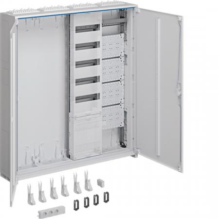 Hager Systemschrank, Multim., univ.Z, 1100x1050x205 mm, SKII, IP44, VF-5rh/APZ,
