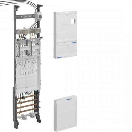 Hager Komplettfeld univers Z, 2 ZP, BKE-I, OKK, 1050mm, 1-feldig, PV-Übersch./Ka