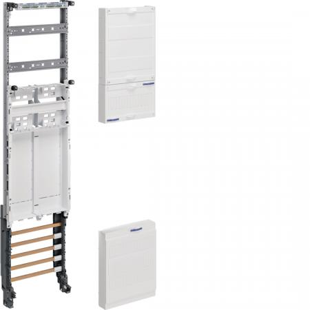 Hager Komplettfeldunivers Z, 2 Reserveplätze,BKE-I,H=1050mm,1-feldig mit Sammels