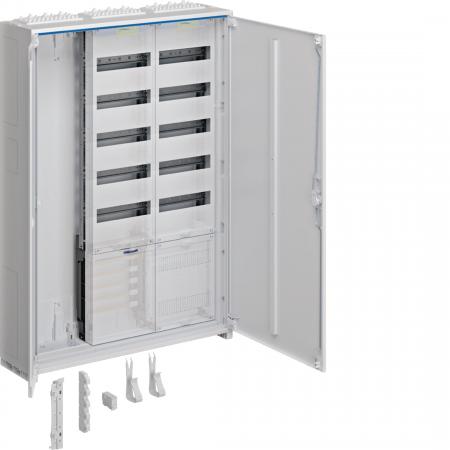 Hager Systemschrank univers Z, IP44, 1100x800 mm, mit Einspeise- u. APZ-Feld, 3-