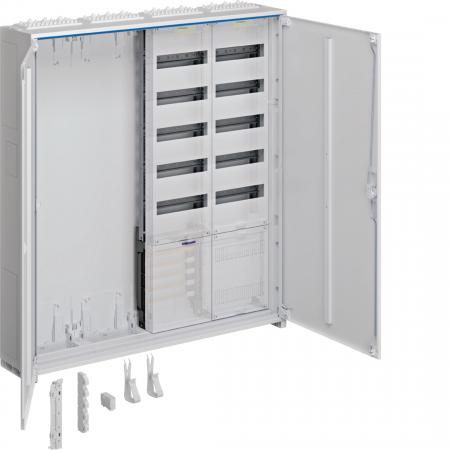 Hager Systemschrank univers Z, IP44, 1100x1050mm, mit Einspeise- u. APZ-Feld, 3-