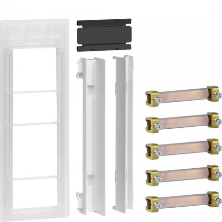 Hager Sammelschienenverbinder, univers Z, Schrank/Schrank, 5-polig, CU 12x5 mm,