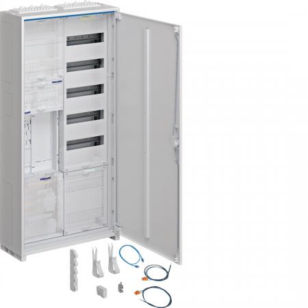 Hager Komplettschrank, univers Z, 1 ZP BKE-I, APZ, VT5, H=1100 mm, 2-feldig