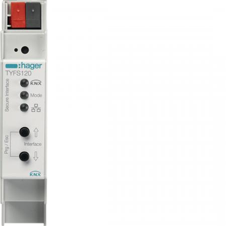 Hager KNX/IP Schnittstelle Secure, Medien-Gateway REG 1 TE