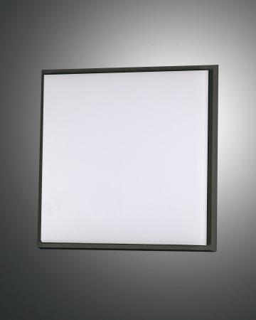 Fabas Luce 3314-61-101 LED Außen-Deckenleuchte Desdy 240x50mm 23W Warmweiß IP54 Schwarz
