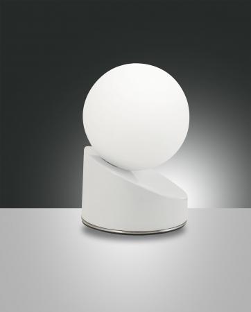 Fabas Luce 3360-30-102 Gravity LED Tischleuchte Ø100mm 5W Weiß