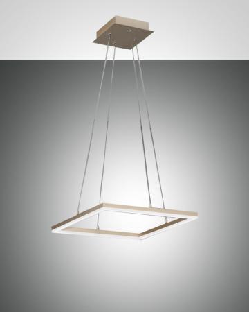 FABAS LUCE FAB-3394-40-225-01 Bard LED Pendelleuchte 42x42cm 39W 3000K Gold edelmatt Smartluce