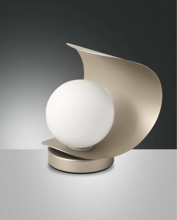 Adria Tischleuchte LED 1x6W Gold edelmatt Fabas Luce