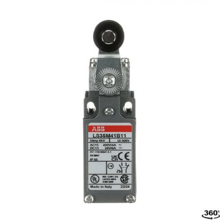 ABB LS35M41B11 Standard-Positionsschalter Metall-Gehäuse IP66 Kunststoff-Rollenschwenkhebel D=18