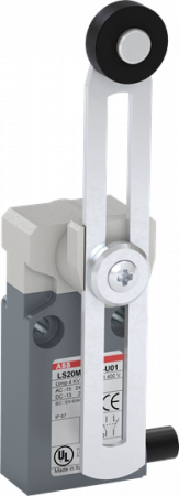 ABB LS20M51B11-U01 Positionsschalter Metall-Gehäuse IP67 Verstellb. Rollenschwenkhebel Polyac