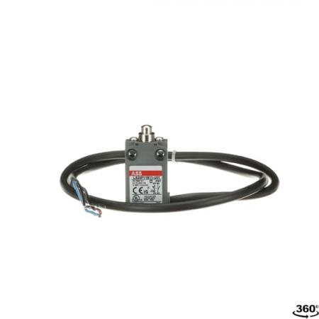 ABB LS20P11B11-U01 Positionsschalter Kunststoff-Gehäuse grau IP67 Messingdruckbolzen vernickelt