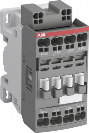 ABB NFZB40EK-22 Hilfsschütz, 48-130 V 50/60 Hz / DC, Push-In Anschlussklemmen mit Bahnzulassung