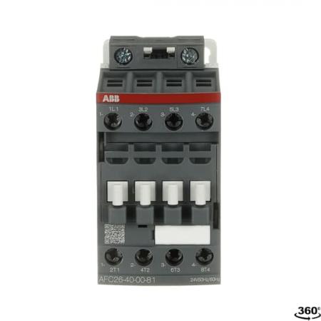 ABB AFC26-40-00-81 Schütz, 4-polig, 24 V 50/60 Hz
