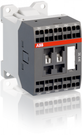 ABB NSL40ES-81 Hilfsschütz, 24 V DC, 4S, Federzuganschluss