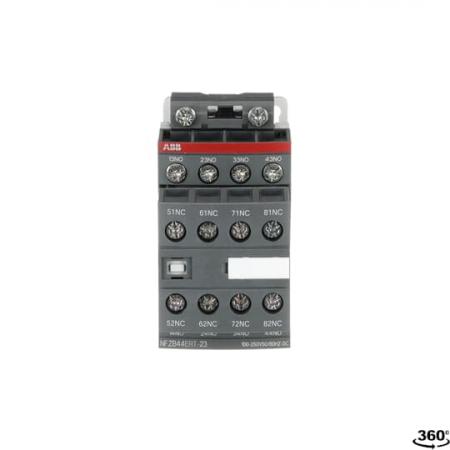 ABB NFZB44ERT-23 Hilfsschütz, 100-250 V 50/60 Hz / DC, 4S+4Ö, Ringkabelschuhanschluss mit Bahnzulassung