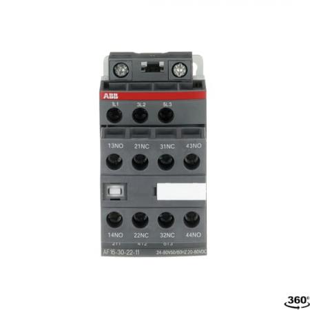 ABB AF16-30-22-11 Schütz, 7,5 kW, 24-60 V 50/60 Hz / 20-60 V DC