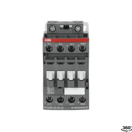 ABB AF09ZB-30-10-22 Schütz, 4 kW, 48-130 V 50/60 Hz / DC, mit Bahnzulassung