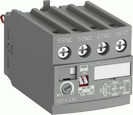 ABB TEF4-ON Elektronischer Timer, passend für AF09 … AF96, frontseitige Montage