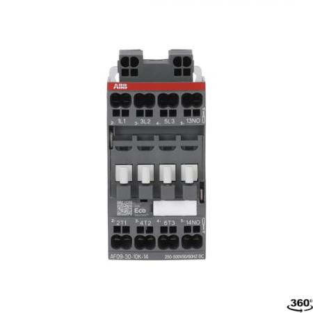 ABB AF09-30-10K-14 Schütz, 4 kW, 250-500 V 50/60 Hz / DC, Push-In Anschlussklemmen