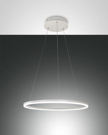 FABAS LUCE FAB-3508-40-102-01 Giotto LED Pendelleuchte Ø60cm 36W Warmweiß Weiß dimmbar Smartluce