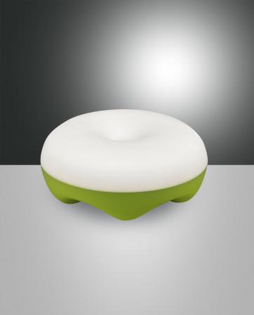 FABAS LUCE 3509-30-155 Bluma LED Akku Tischleuchte Ø170mm 3,9W Warmweiß Grün dimmbar