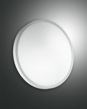 Plaza LED Deckenleuchte LED 1x12W Weiss Fabas Luce