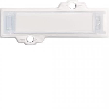 Hager Namensschild mit weissen LED, weiss